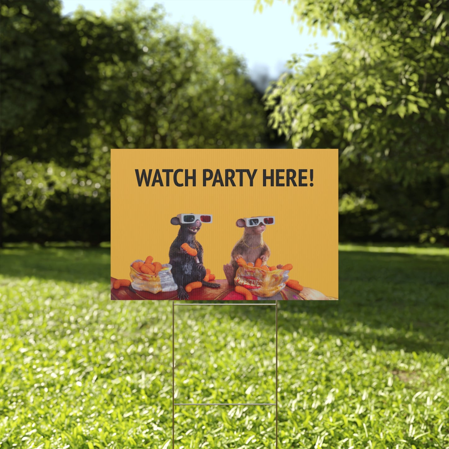 Plastic Yard Sign