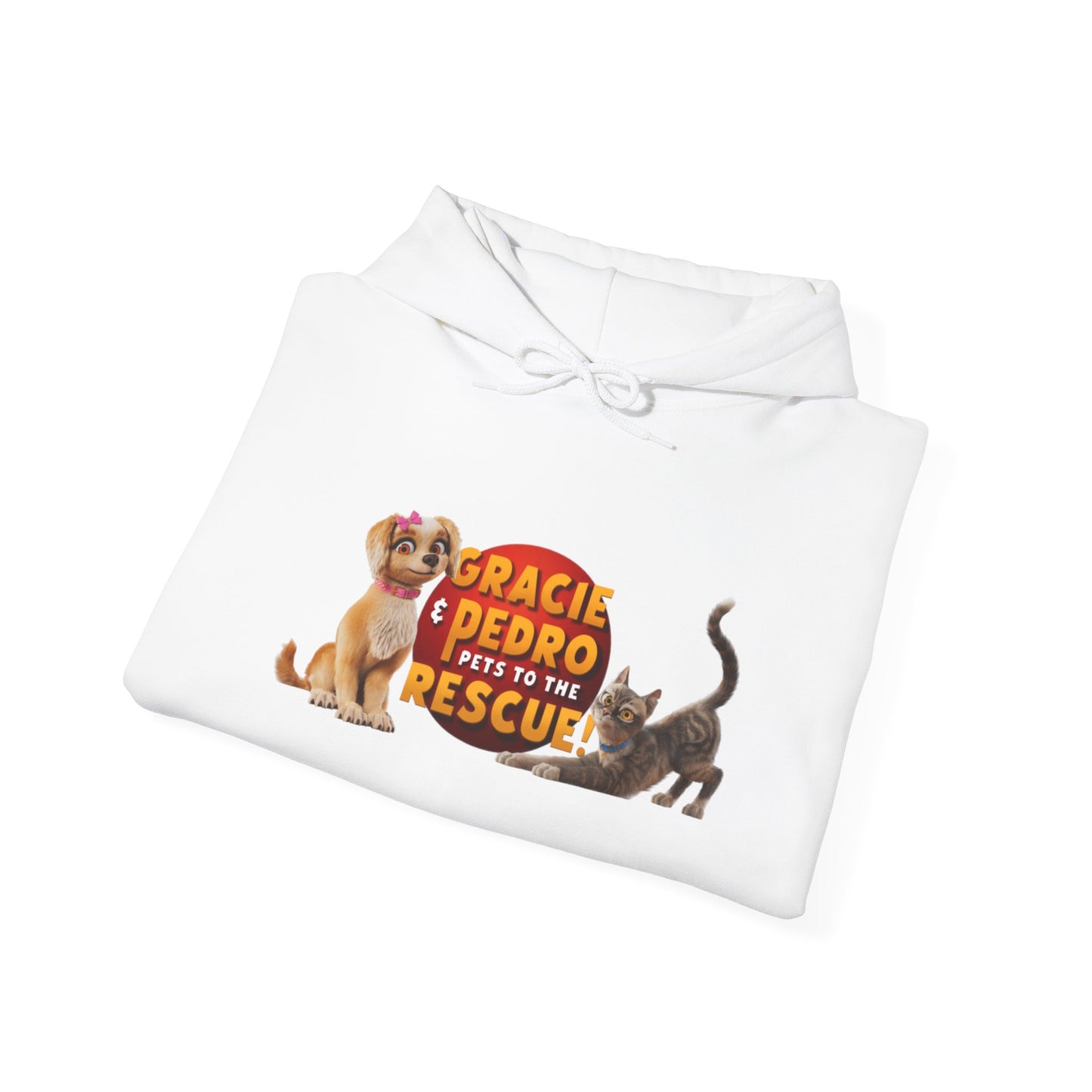 Gracie and Pedro Unisex Heavy Blend™ Hooded Sweatshirt