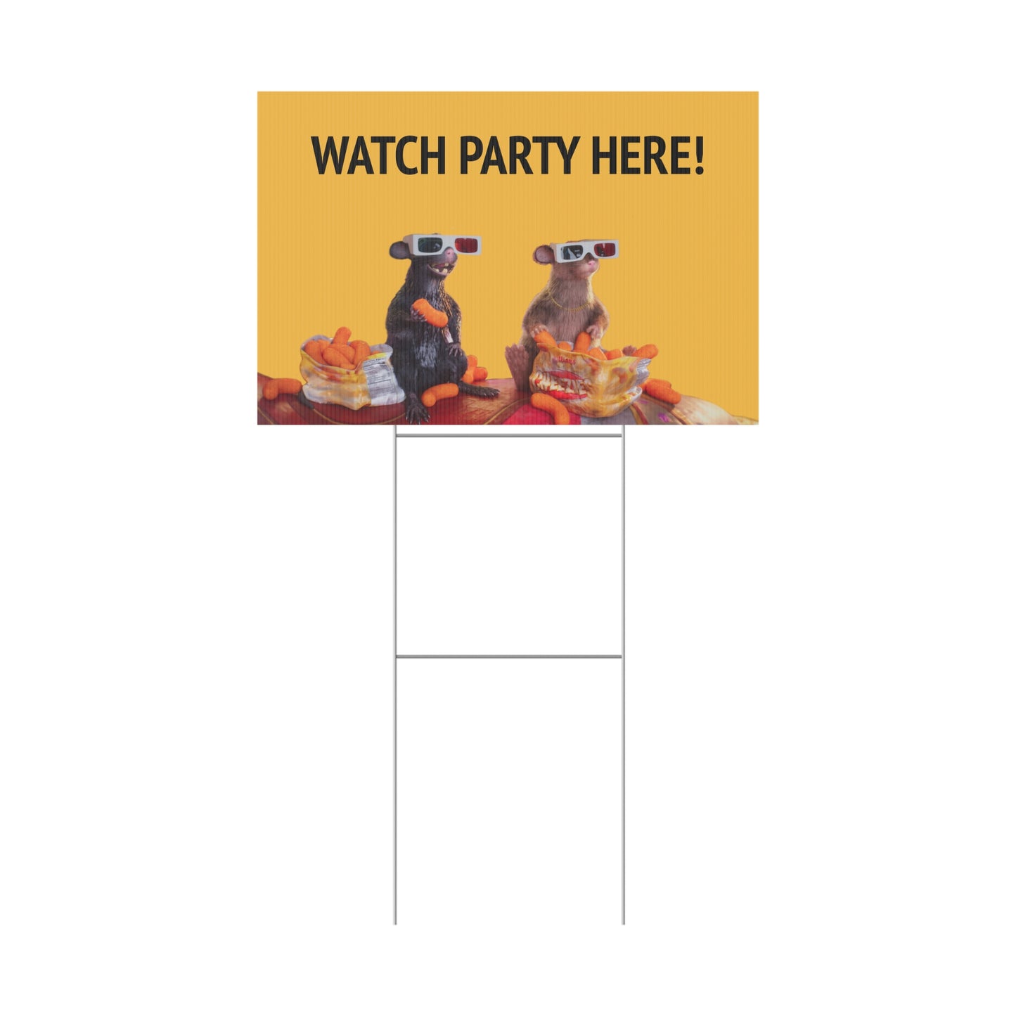 Plastic Yard Sign