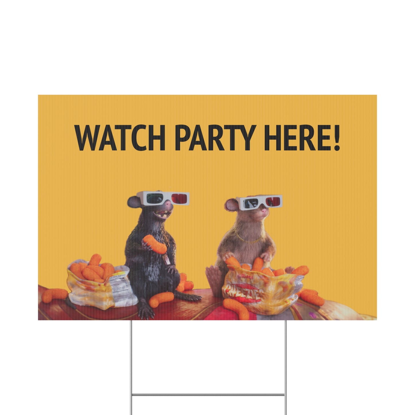 Plastic Yard Sign