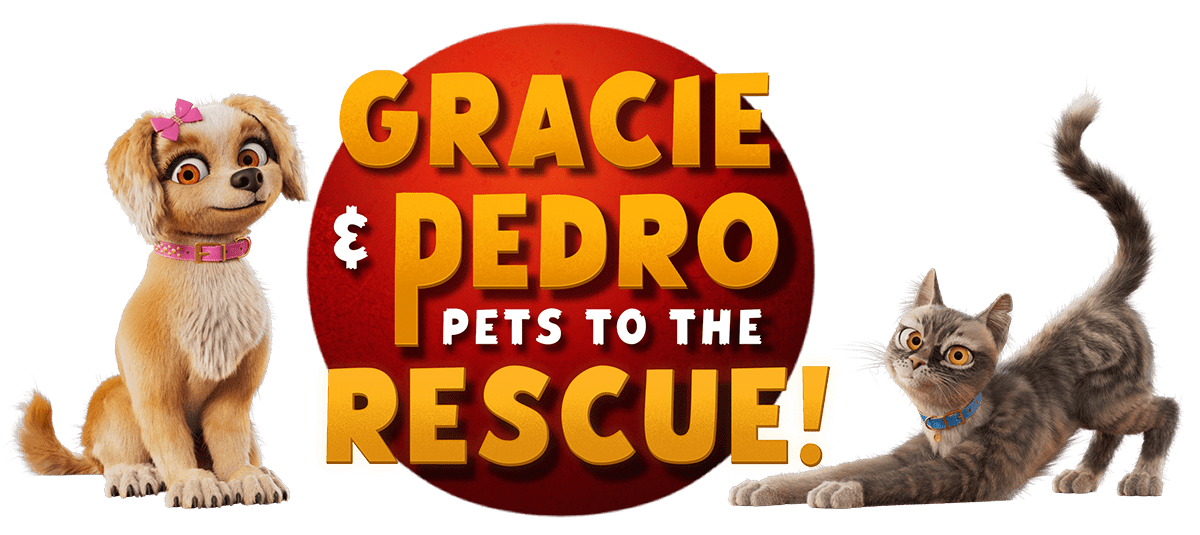 Partners Gracie And Pedro Pets To The Rescue   Grace And Pedro Logo V2 Min 